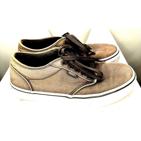 Vans Off the Wall Mens Shoes Low Top Skateboarding Tennis Sneakers Gray Size 7 - Picture 3 of 12